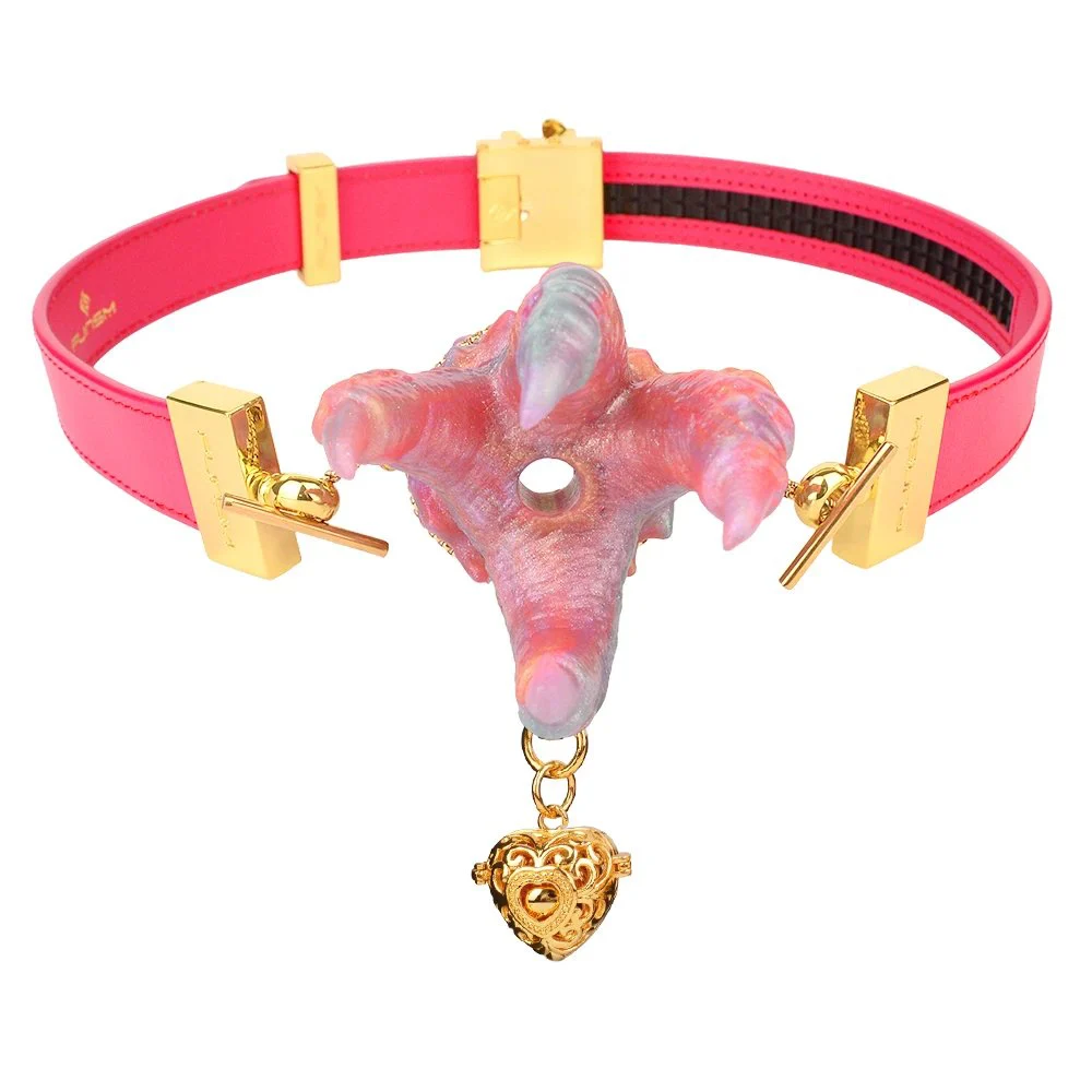 High-end Design Abyssal Spine Claw Shape Bondage Gag Three-color Belt How to Choose a Variety of Matching Gags