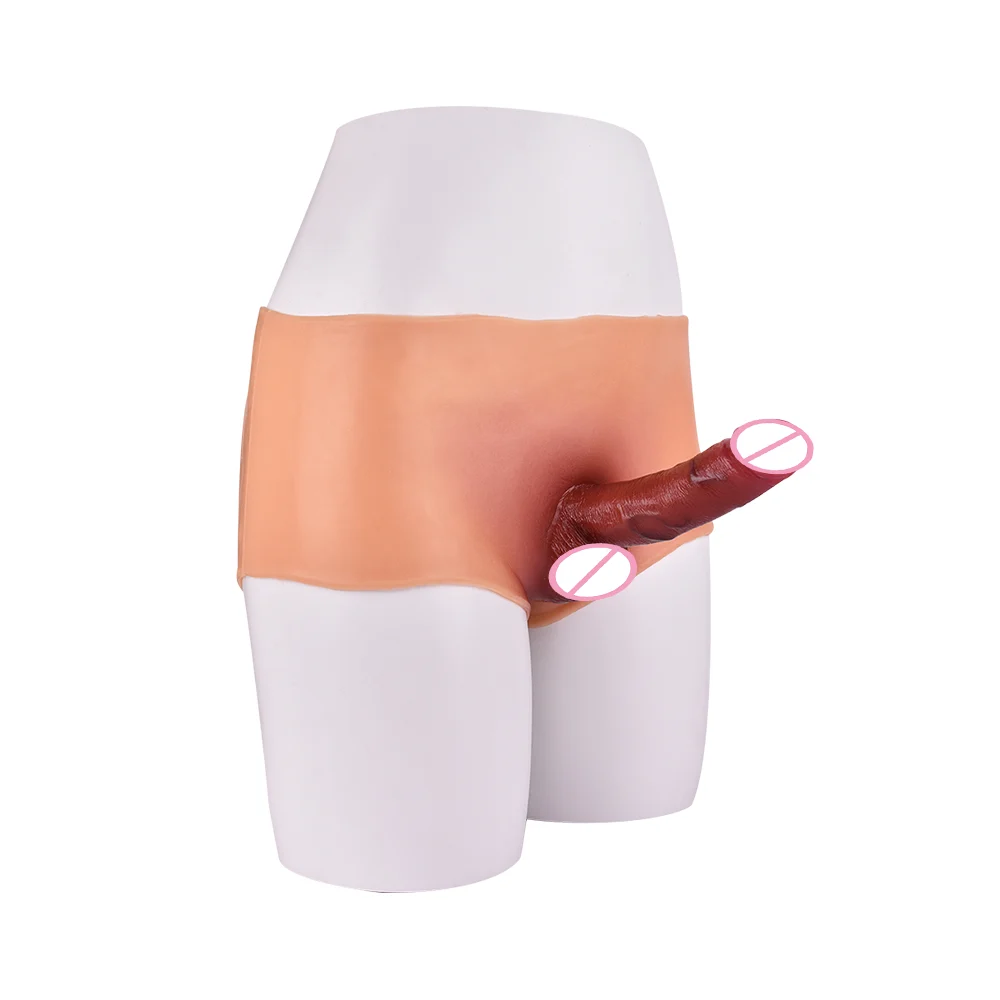 Strap on Dildo for Women Super Soft Wearable Realistic Pants with Dildo, Solid Dildo Waterproof Silicone Penis