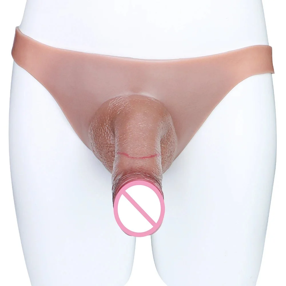 Strap on Dildo Realistic Big Penis Silicone Hollow Wearable Pants Sex Dildo Lesbian Wearable Adult Sex Toy