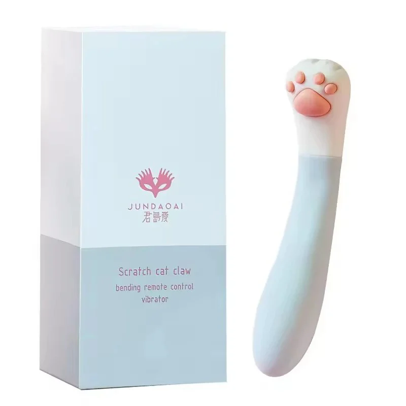 Cat Claw Bendable Remote Control Prostate Massager G-spot Clitoris Wearable Silicone Vibrator Sex Toys for Women
