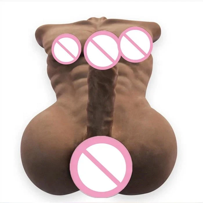 Realistic Half Body Silicone Male Sex Doll for Adult Men Women Masturbation Product