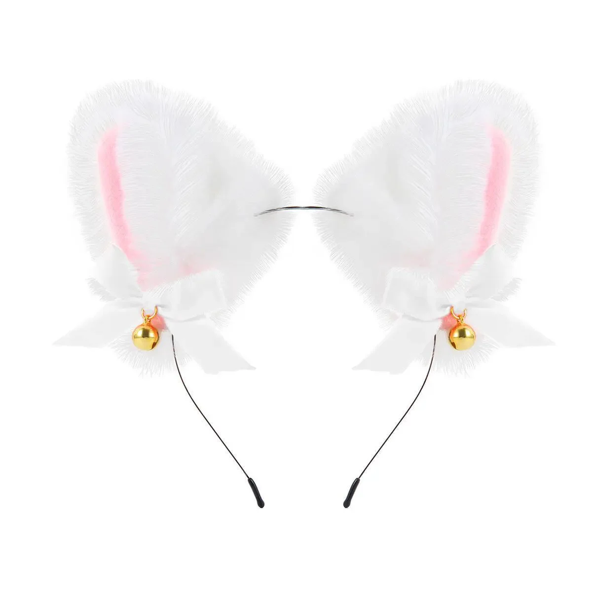 Cat Ears With Bells Headband Cos Cat Girl Hair Accessories Christmas Halloween Headwear Accessories Hair Jewelry