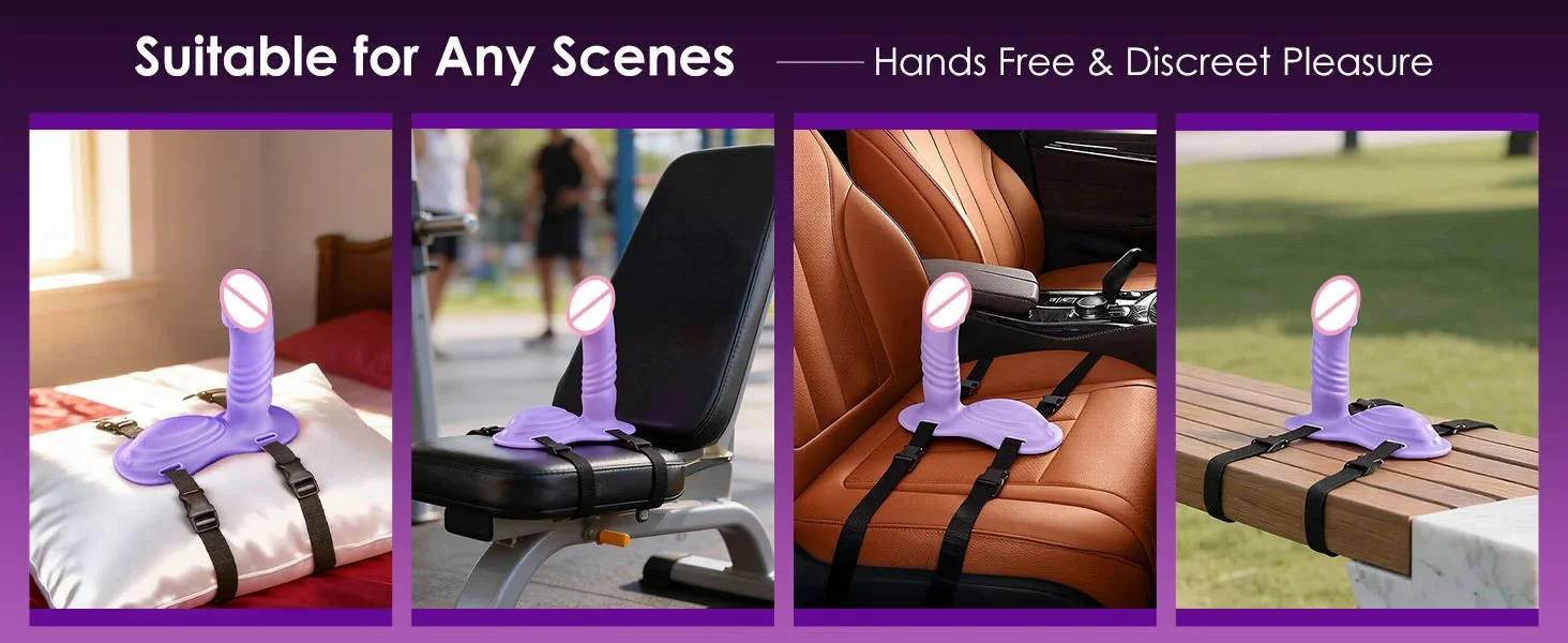 Remote App Control Hands-Free G-Spot Stimulator Riding Grinder Wearable Strap-On Dildos Vibrator Sex Toy for Women Couples Games