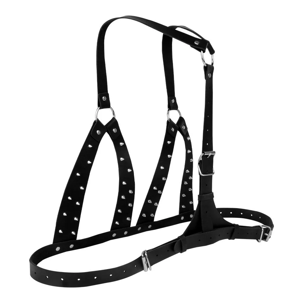 Leather-material Goddess-style Erotic Corset Designed to Restrain the Female Bust, a High-end Corset