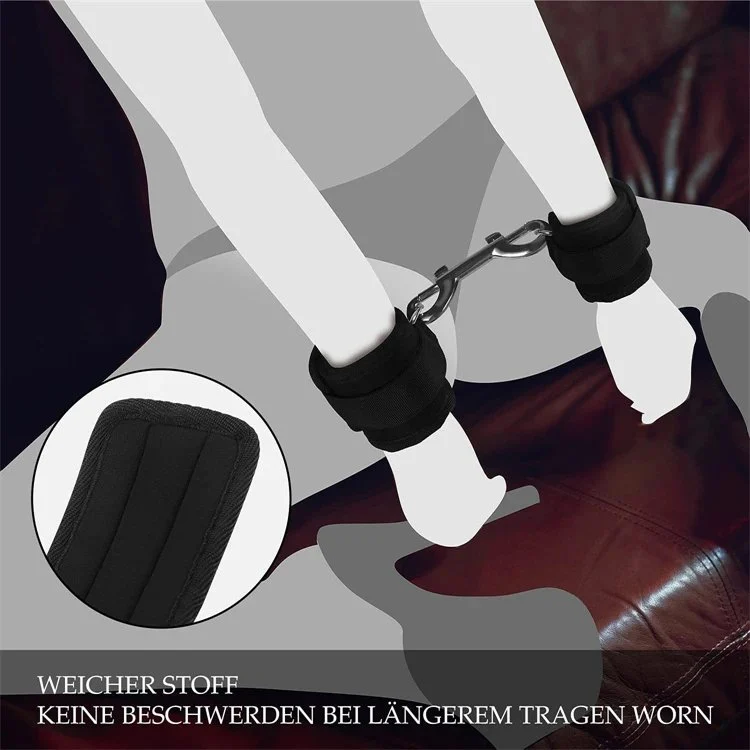 Adult Games Fetish Slave Sex Toys Bondage Fluffy Neck Collar Handcuff