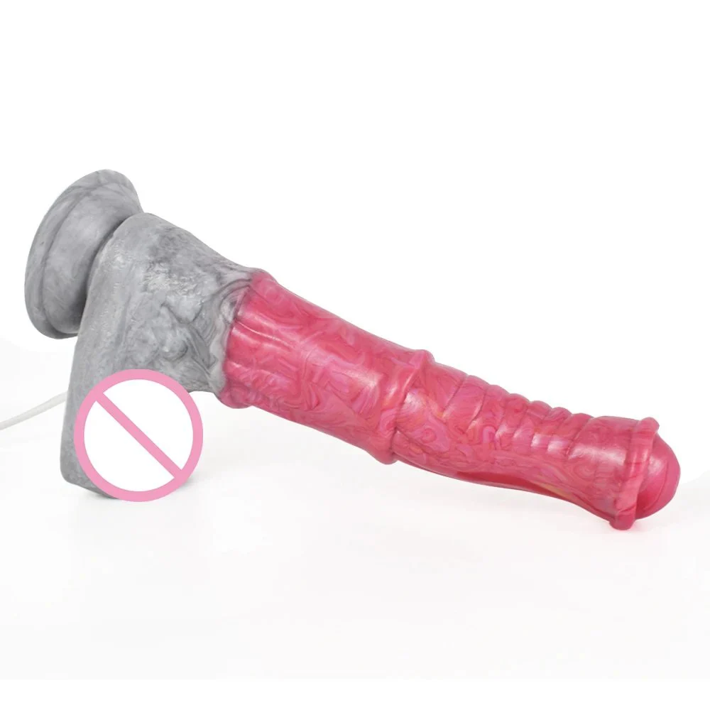 Ejaculating Horse Dildo Adult Toys for Men's Extender Body Friendly Silicone Dildos for Women