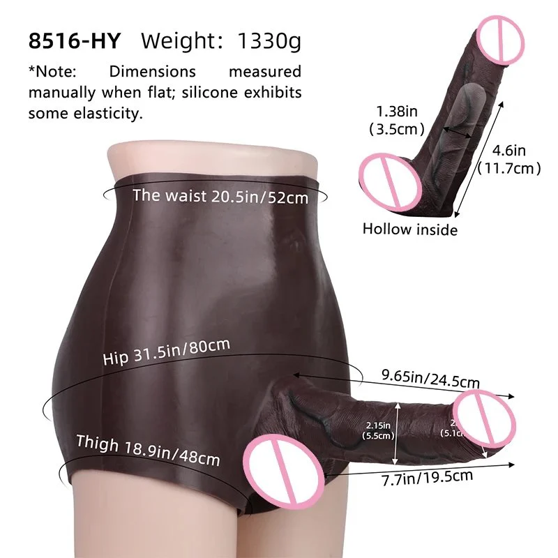 Strap-on Hollow Penis Male Penis Extender Effectively Lengthens and Enhances Sensitivity Realistic Feel