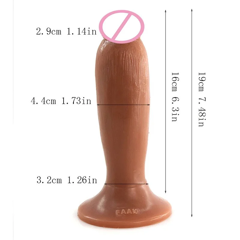 Double Layer Silicone Dildo Rubber Penis Lesbian Bdsm Toy for Male Female Masturbators