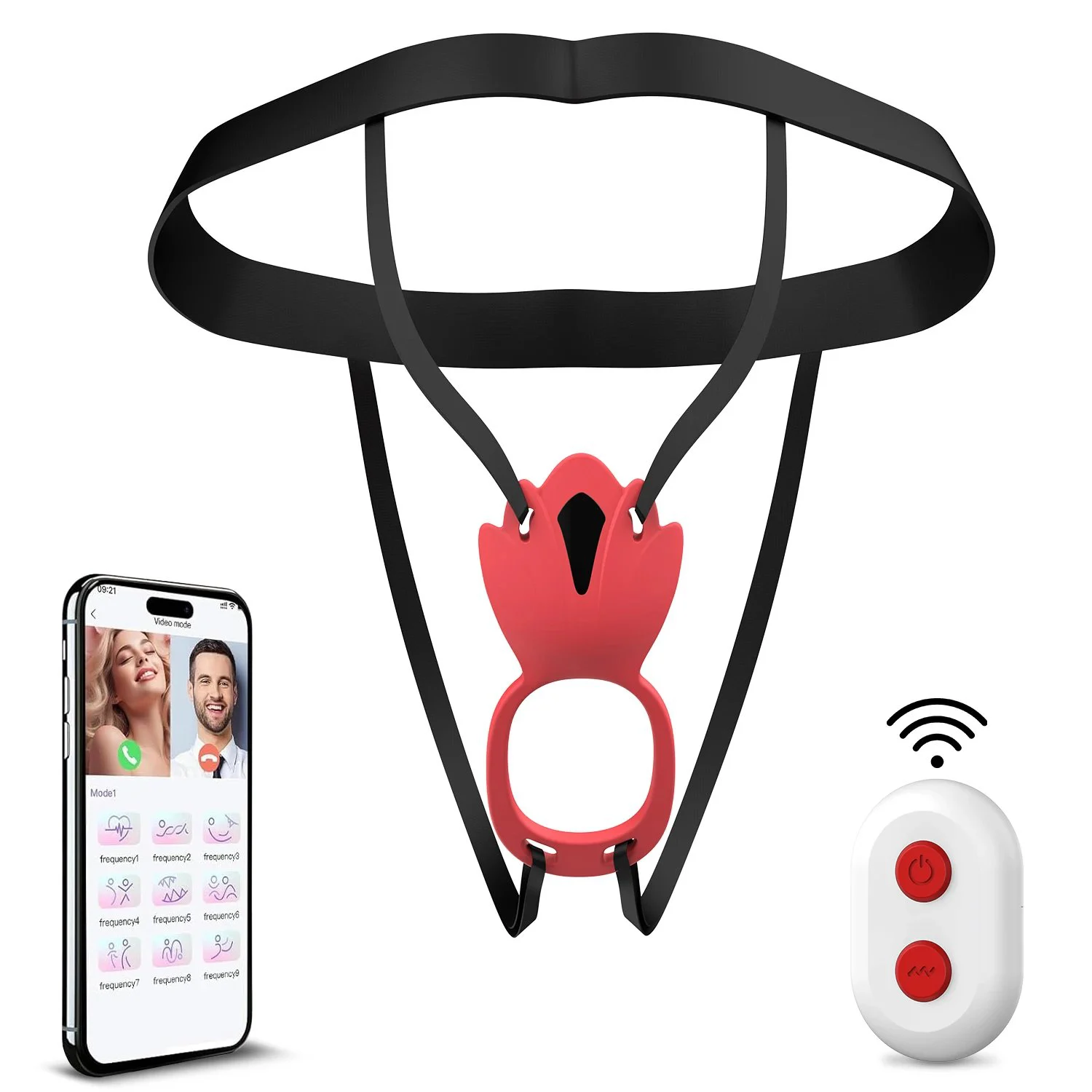 App Remote Control BDSM Fetish Sex Toy Flirting Couples Breast Massage Nipple Clamp Vibrator Couple Toy