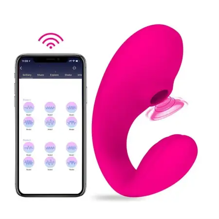 USB App Control Sucking Vibrating Panty G Spot Wearable Vibrator Sex Toys for Women