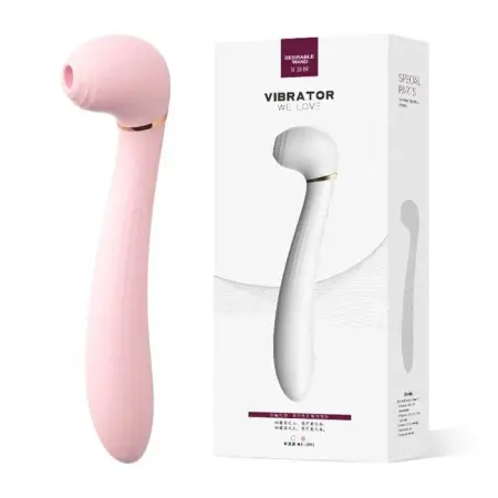 USB Rechargeable 10 Frequency Av Wand Vibrator Women's Sucking Vibrating Massage Toy Vaginal Vibrators