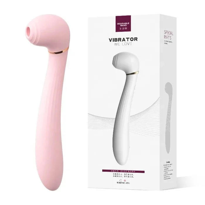 USB Rechargeable 10 Frequency Av Wand Vibrator Women's Sucking Vibrating Massage Toy Vaginal Vibrators