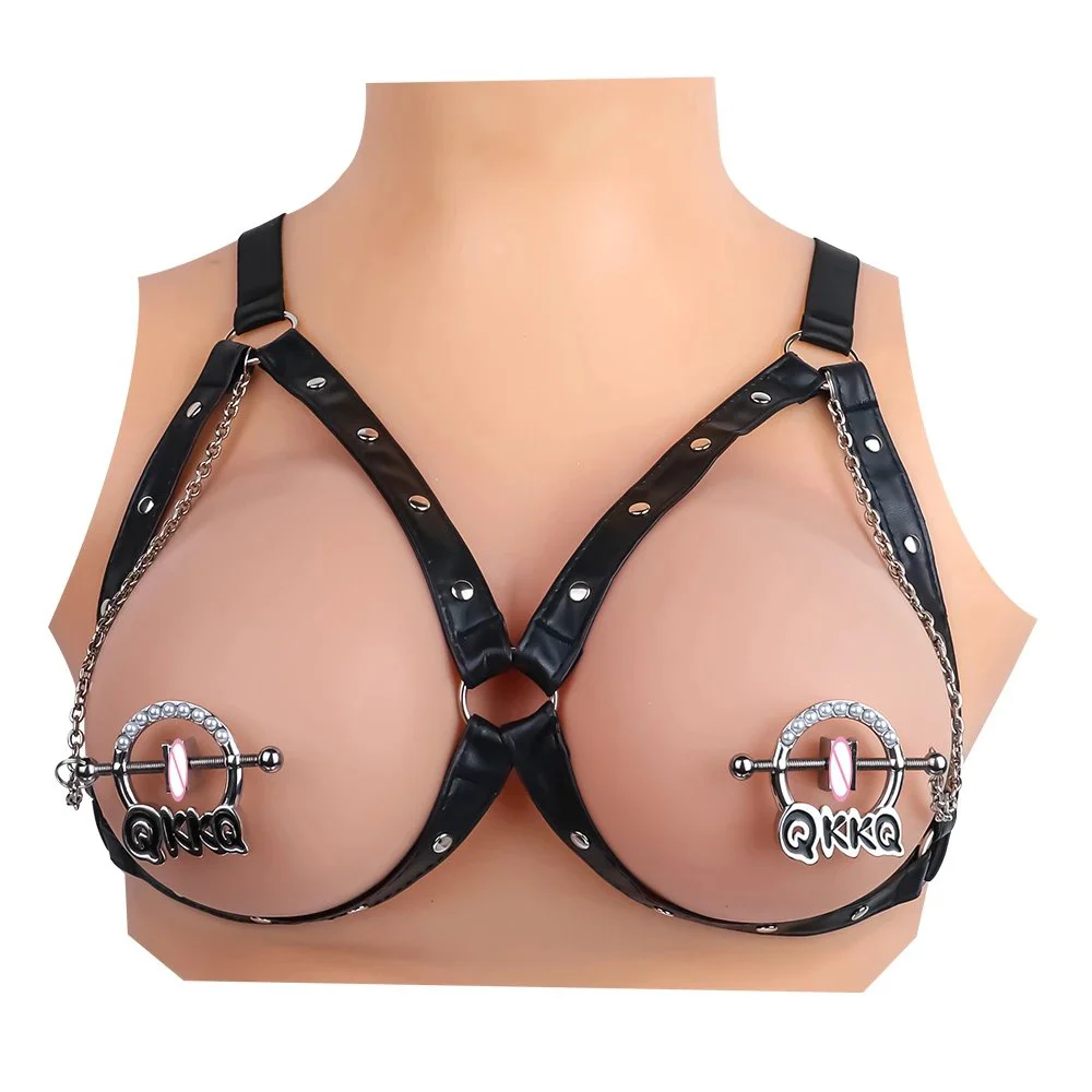 Metal Chain Nipple Clamp Adjustable Stainless Steel Aggravated Nipple Pain Stimulation Couple Sex Bondage Flirting Sex Toys