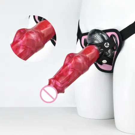 Beginner Unisex Strap-On Harness Kit Sexual Bandage Realistic Silicone Dildo Unisex Sex Toys Sex With Leather