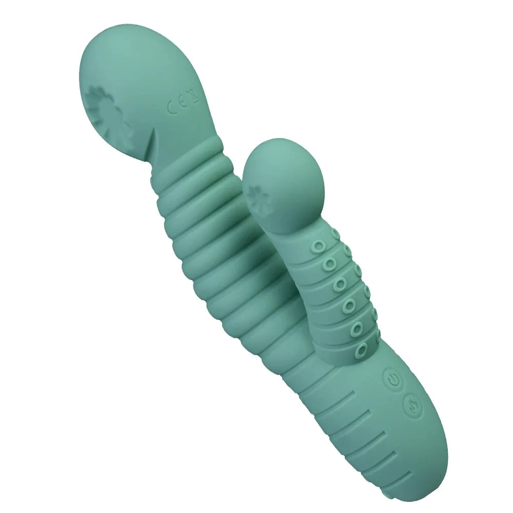 Rechargeable Dildo Snails Vibrator AV Stick Clitoris Sex Toys for Women Female Dual Vibration G Spot Vagina MassagerMasturbator