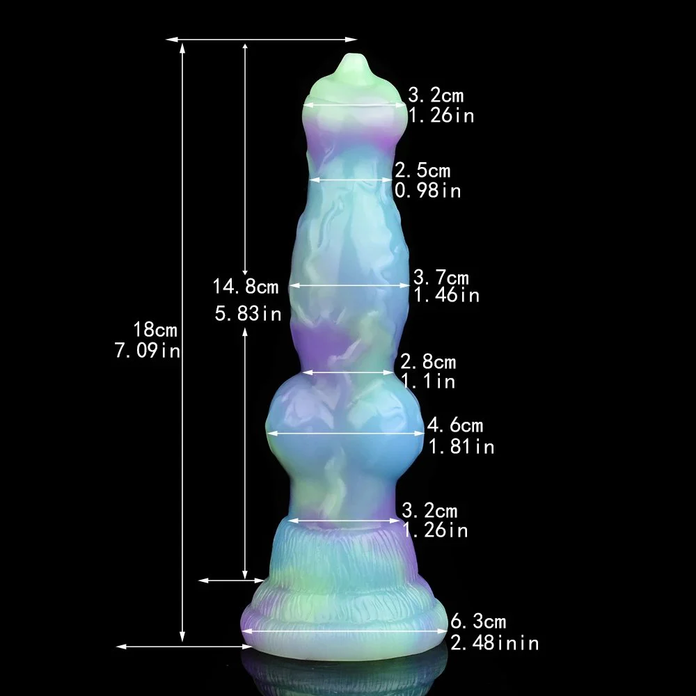 Butt Plugs Werewolf Dildos Animal Dildo for Beginners Women and Men Gay Lesbian alien Cock Hands-free Beast Dildos Big Knot
