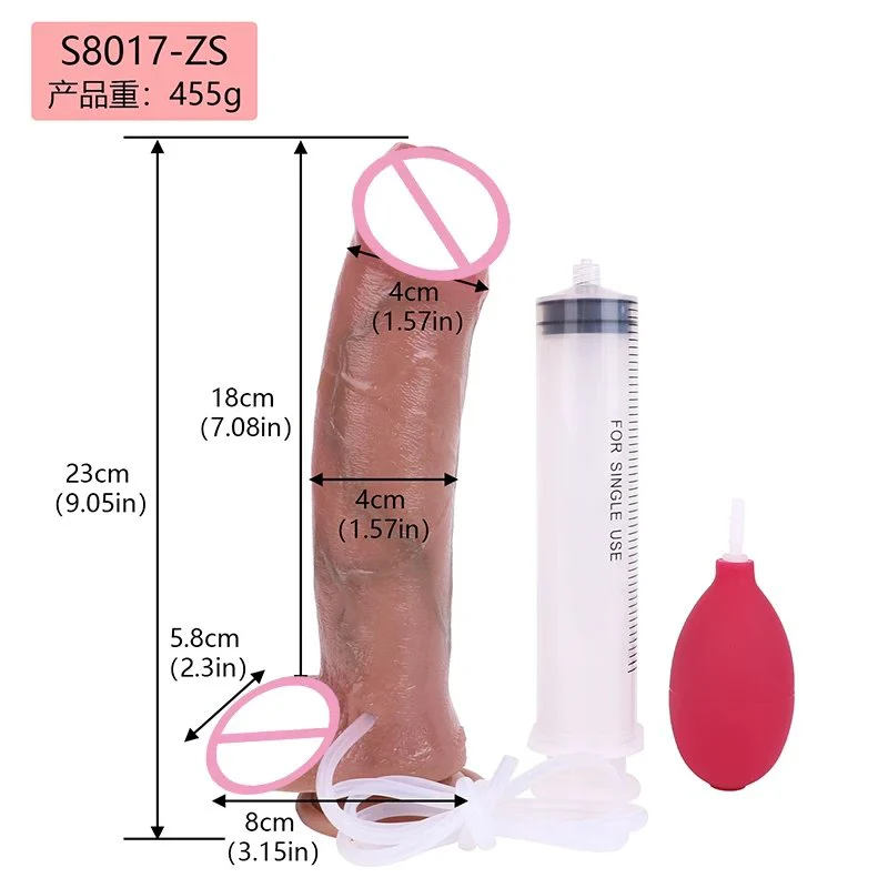 Big Dildo 9 Squirting Dildos,dildos for Women Huge Realistic,collection Strap on Ejaculating Dildo for G Spot