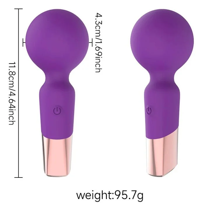 USB-Powered Mini Vibrator Wand G Spot Bullet AV Stick Clit Nipple Vagina Wand Massage Sex Toys for Women