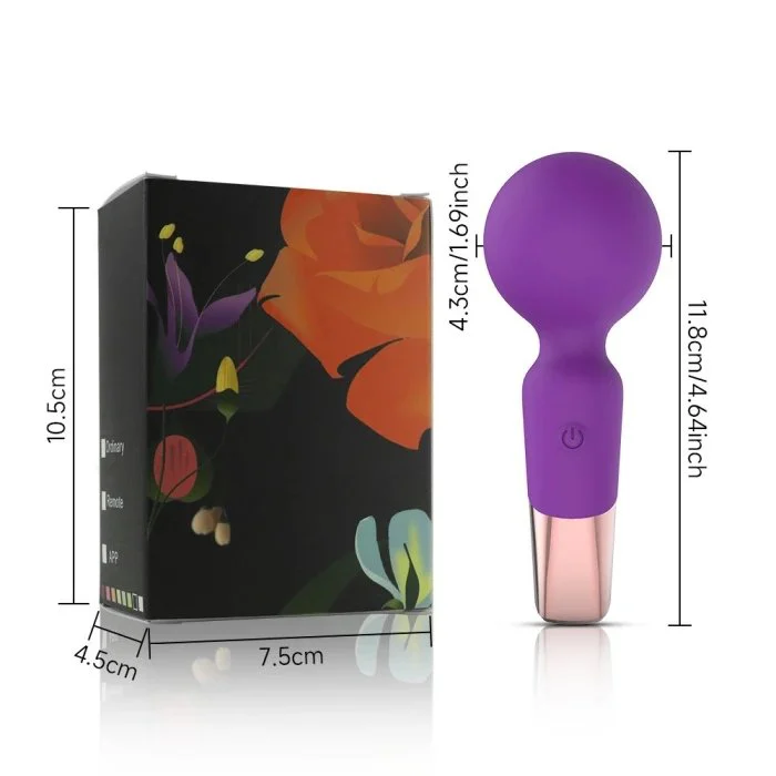 USB-Powered Mini Vibrator Wand G Spot Bullet AV Stick Clit Nipple Vagina Wand Massage Sex Toys for Women