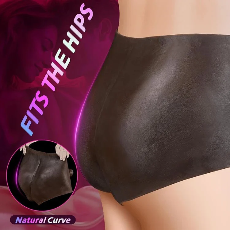 Coffee Silicone Strap on Dildo for Women Panty Wearable Dildo Adult Sex Toys for Men Lesbian Gay