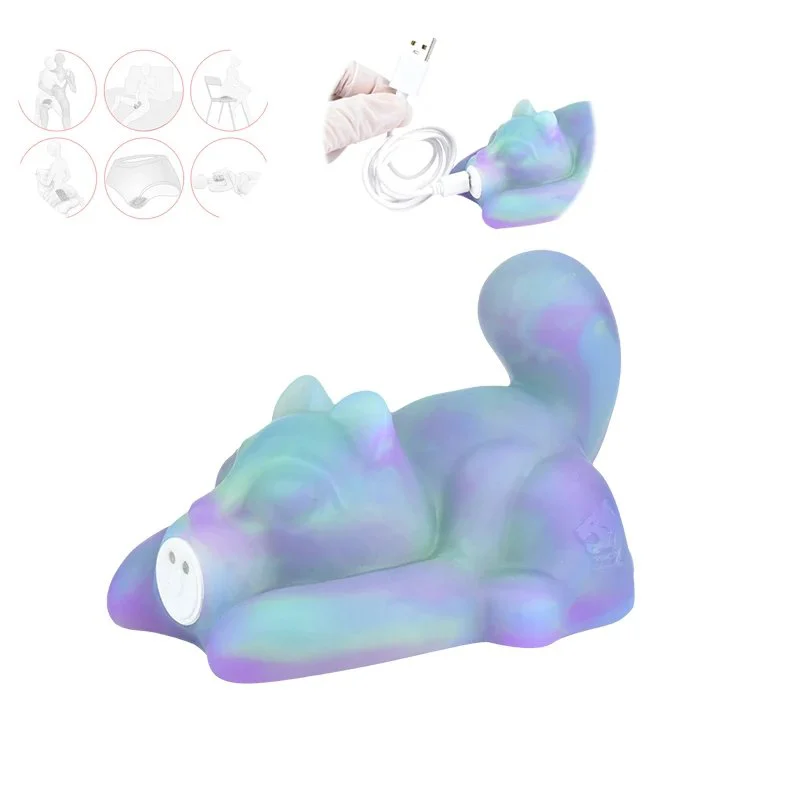 Grinder Sex Toy Vibrator Wireless Cute Cat Glowing Grinder Sex Toy G-spot Water Grinder Waterproof Masturbator for Women