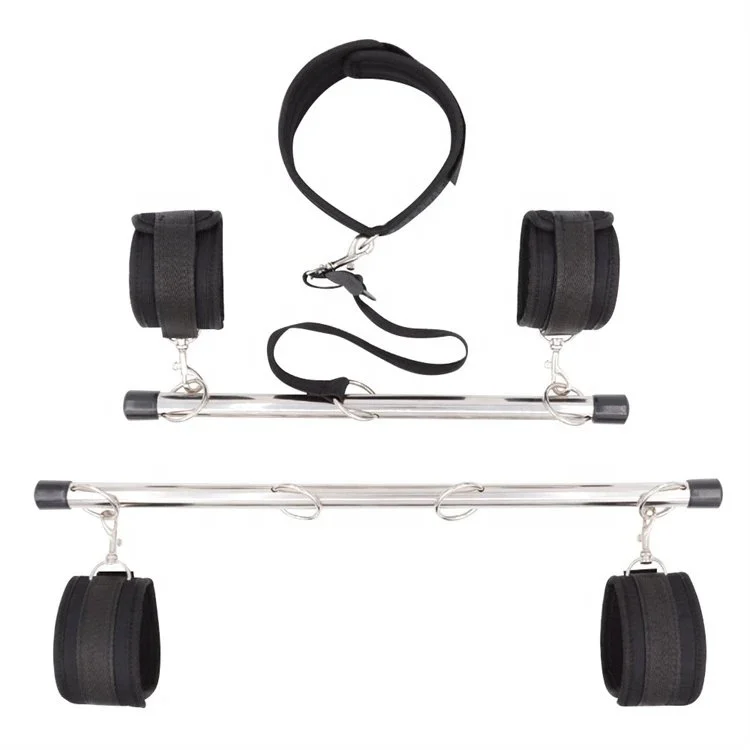 Multi-Position Restraint Slave Bondage Spreader Bar Sex Toys Handcuffs Ankle Cuffs Collar