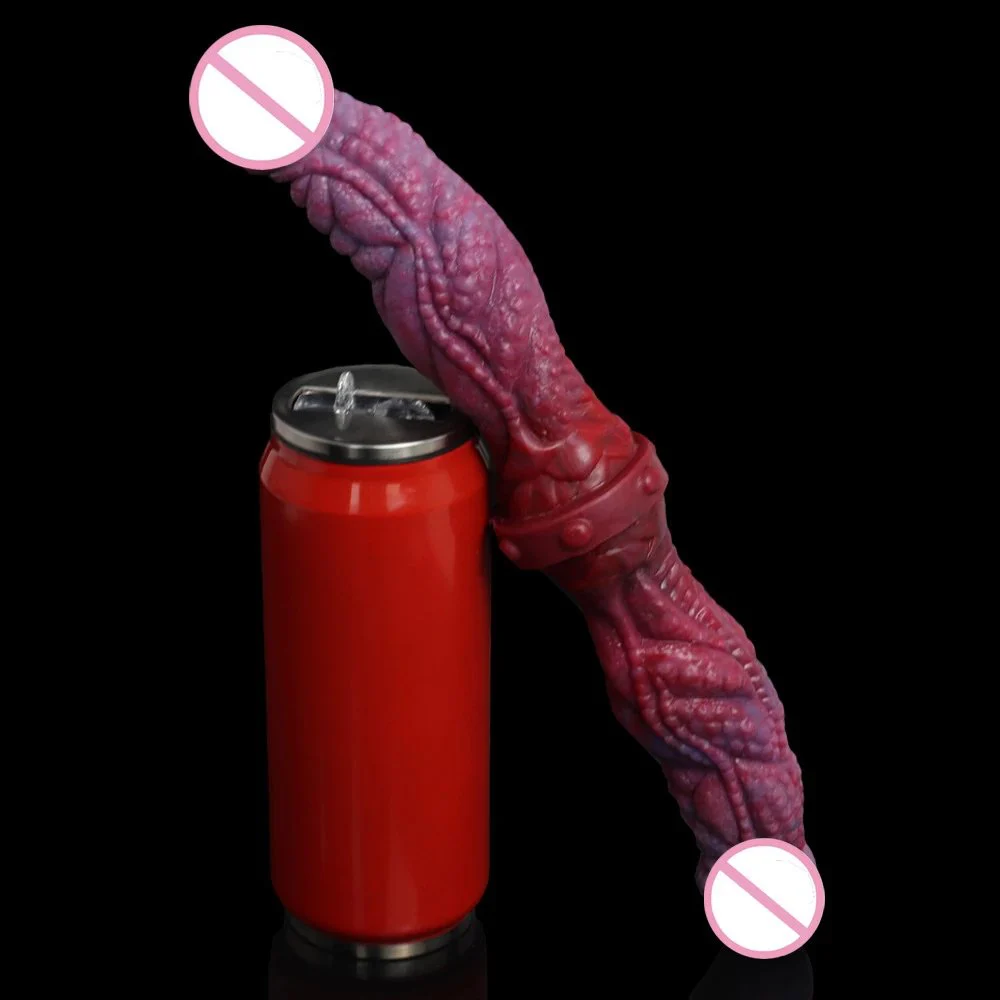 New Style Sex Toy Double Dildo Soft Silicone Flexible Monster Big Double Ended Dildo for Gay Men Lesbian Women