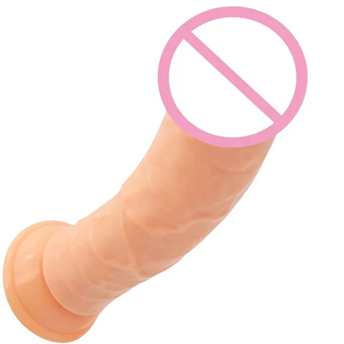 Colorful Large Size Soft Realistic Dildos Dong Huge Strap-On Sex Toys for Adults