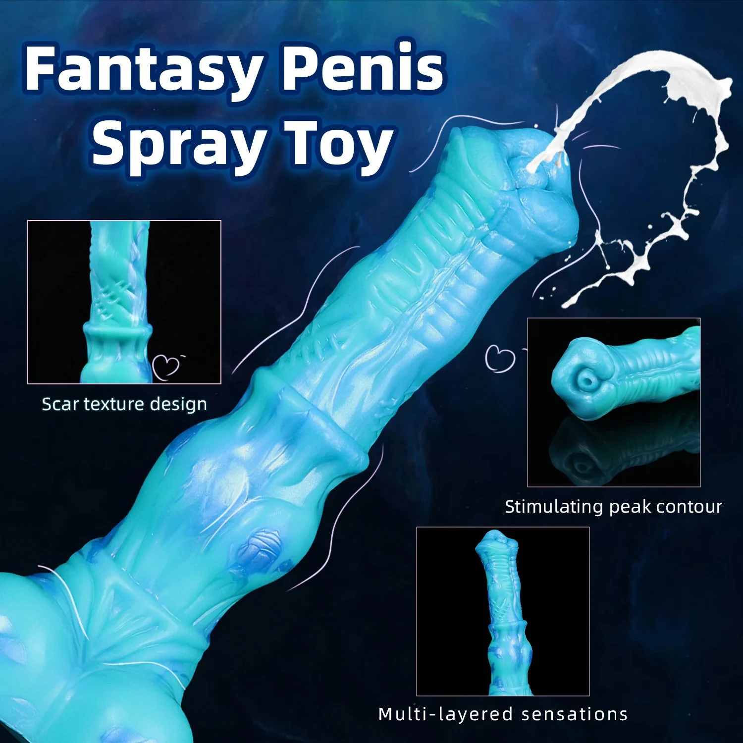 Electric Squiritng Knot Horse Dildo Anal Stimulation Horse Monster Butt Plug New Products Ideas Business Adult Sex Toys