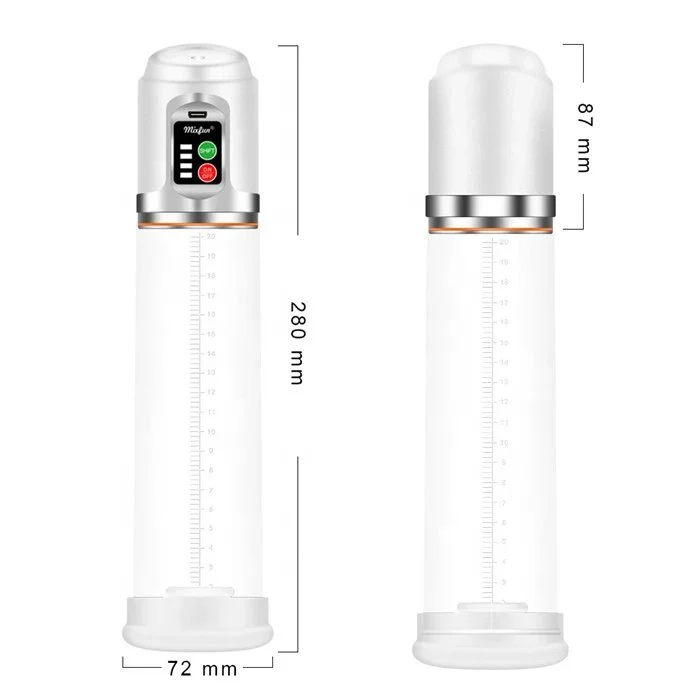 Automatic 4 Frequency Vacuum Penis Pump Men's Enhancement Exercise Equipment Made of Silicone and ABS Frequency Capsule Type