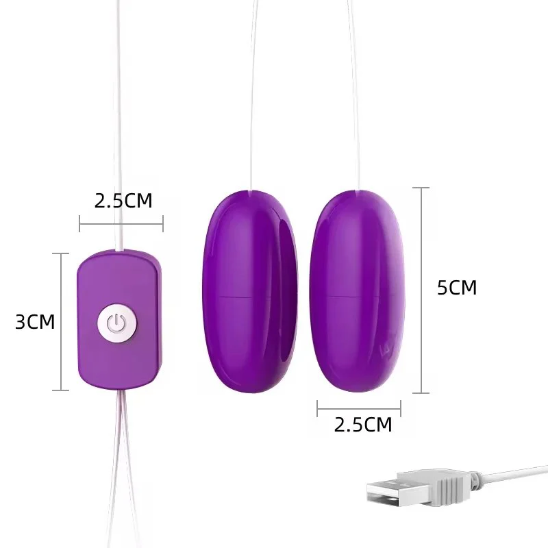 Mini Vibrating Egg Tongue Licking USB Charging G-spot Vibrating Female Masturbation Adult Toy