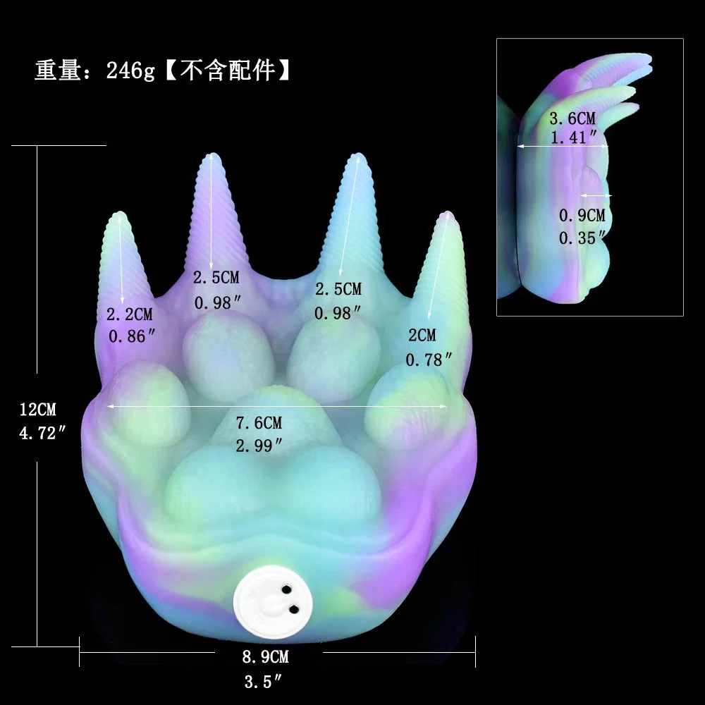 Monster Series Flexible Sex Grinder Toy Remote Control Vibrator G-spot Vaginal Stimulate Masturbation