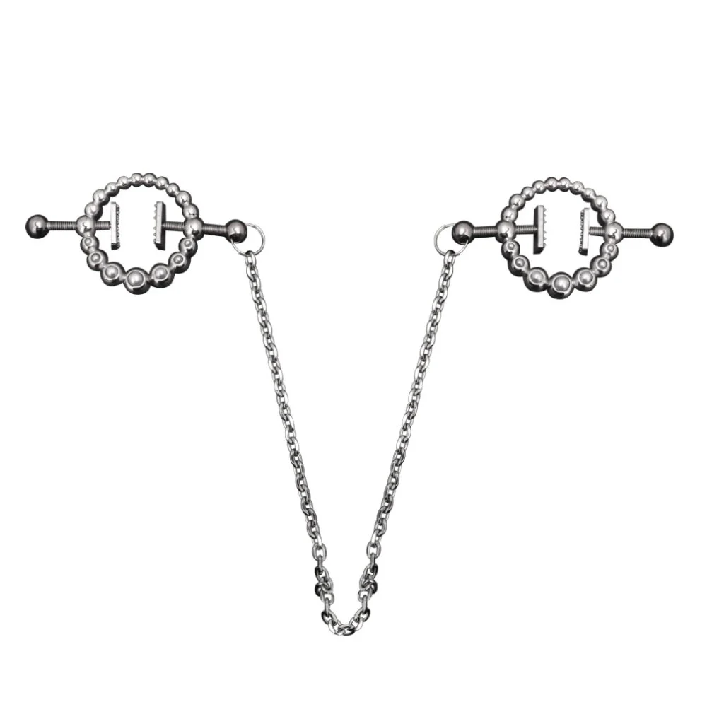 Nipple Clips Female Breast Fun Fetish Role Playing Game Metal Stainless Steel Couple Flirting Products Sex Toys1