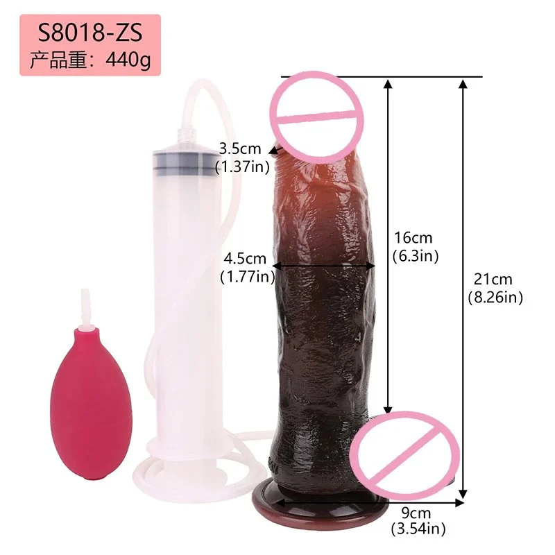 Realistic Squirting Dildo for Women,9.44 Inch G-Spot Anal Dildos, Women Sex Toys Ejaculating Dildo Hand Free