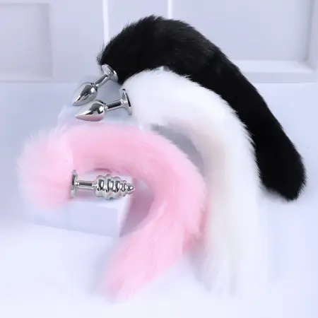 Detachable Fox Tail Butt Plug Adult Romantic Bondage Kit Flirting Toys for Couples Comfortable Intimate Play Accessories
