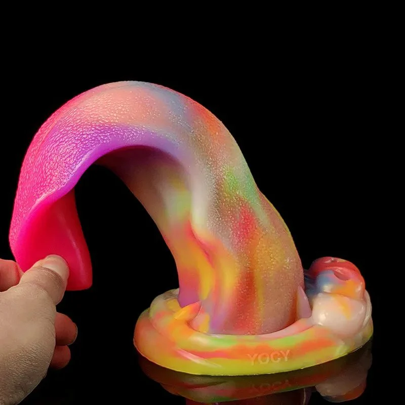Fantasy Dildo Penis Luminous Realistic Wolf Tongue Sex Toys for Women Vagina Penis for Man