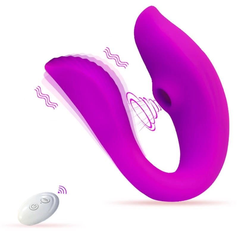 Hidden Waterproof High Frequency Remote Control Wearable Vibrator Clitoris Sucker for Female Wear