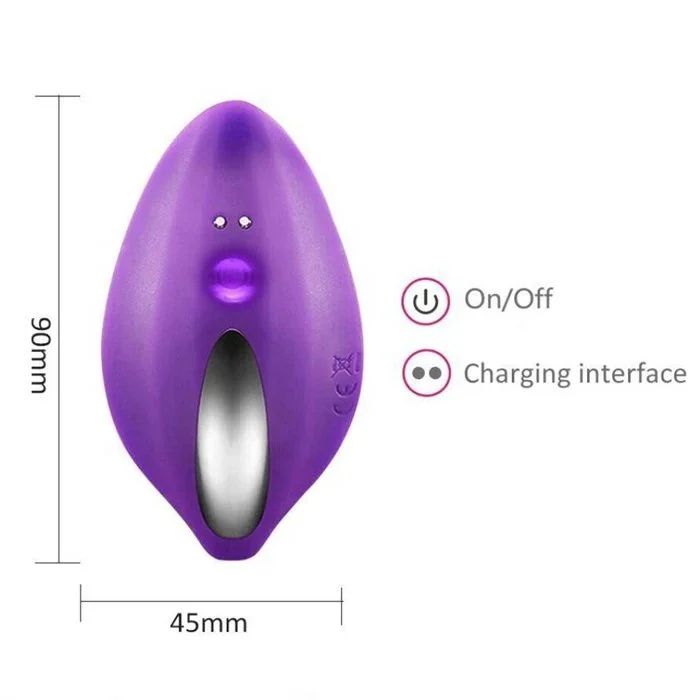 USB Powered Mini Clit Panty Vibrator Wearable Adult Sex Toy for Women or Couples Featuring G-Spot Vaginal Vibrations