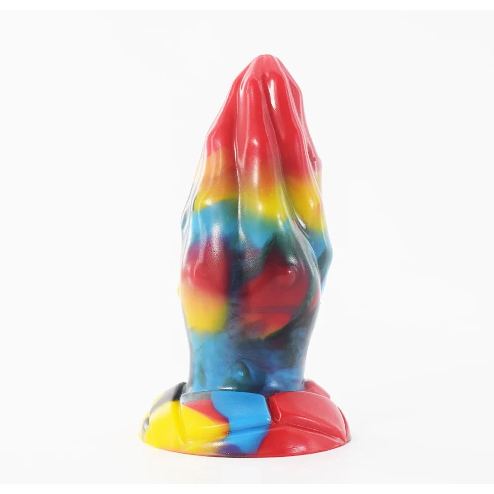 Fantasy God Beast Soft Silicone Rubber Penis Vagina Stimulation Butt Plug Dragon Dildo for Man Masturbating