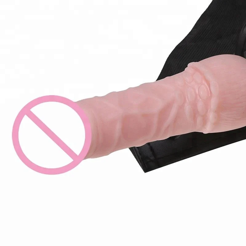 Double Dildo Strapon Elastic Harness Strap on Dildo Lesbian Couples Sex Product