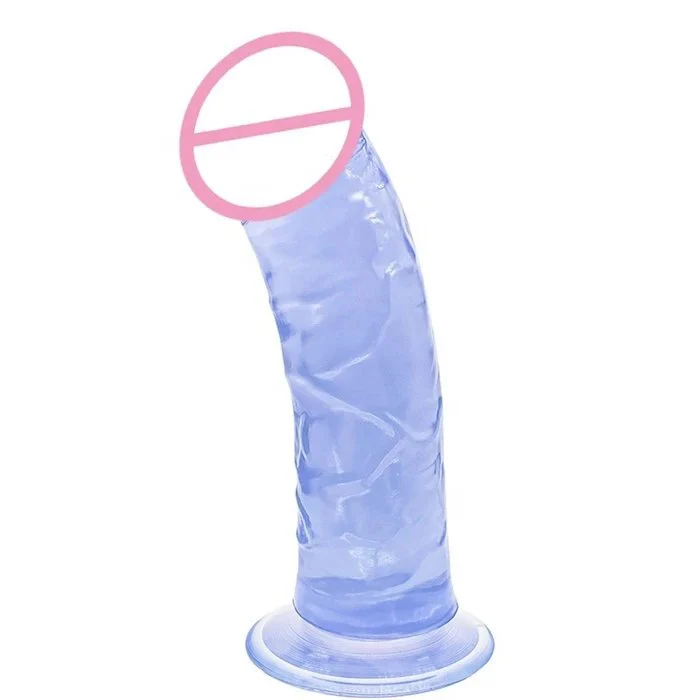 Colorful Large Size Soft Realistic Dildos Dong Huge Strap-On Sex Toys for Adults