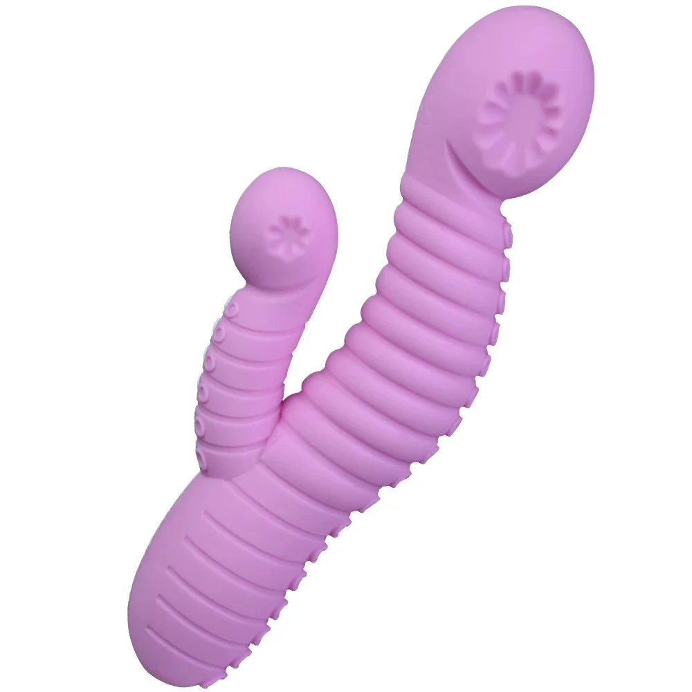 Rechargeable Dildo Snails Vibrator AV Stick Clitoris Sex Toys for Women Female Dual Vibration G Spot Vagina MassagerMasturbator