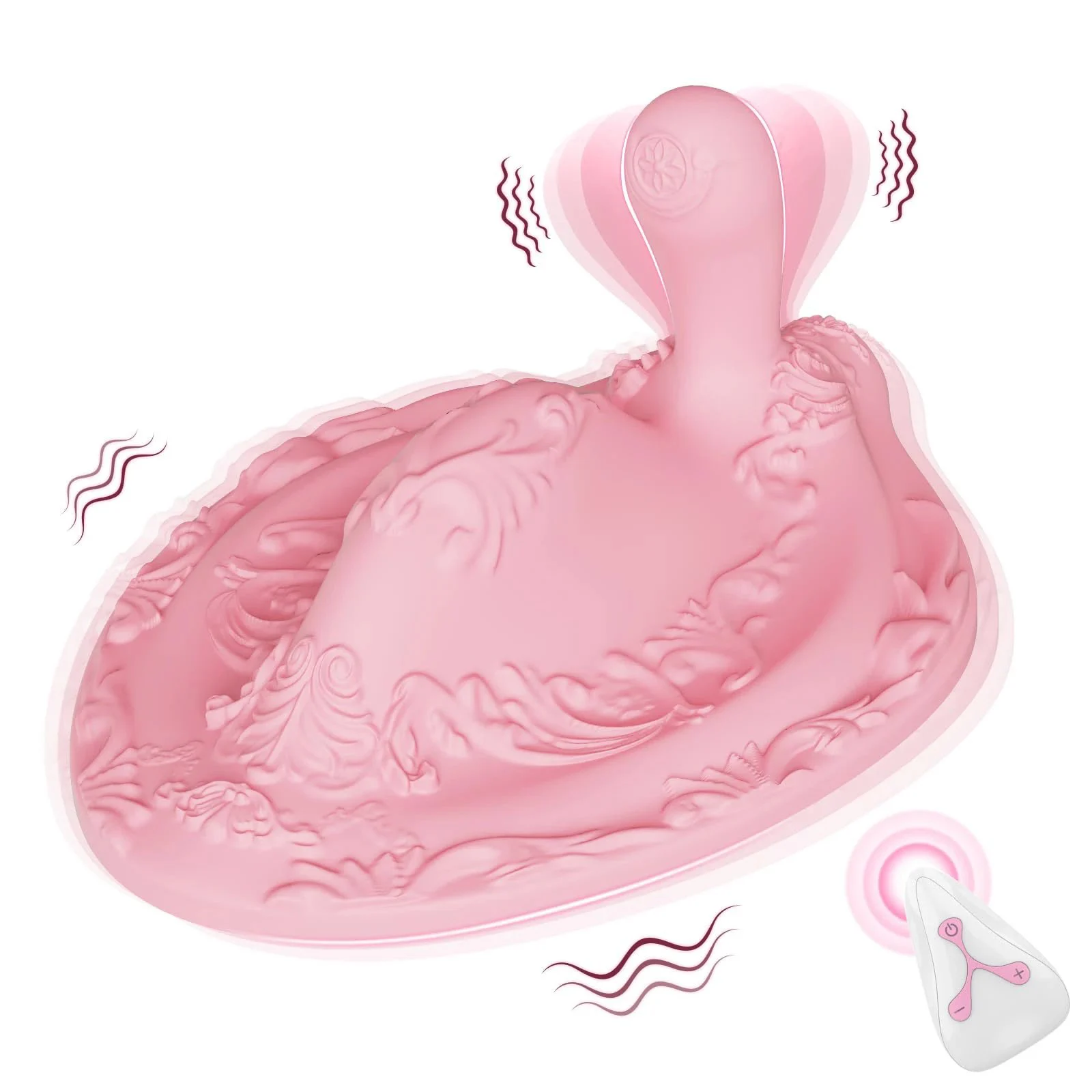 Remote Control Sit and Ride Dragon Phoenix Cushion Vibrator G-Spot Vibrating Prostate Massager Anal Clitoral Vibrator for Women