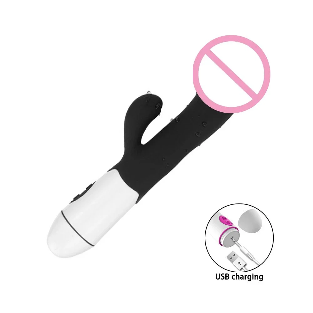 USB Rechargeable Variable Frequency Rabbit Vibrator Women Sex Toy G-spot Stimulation Vibrator