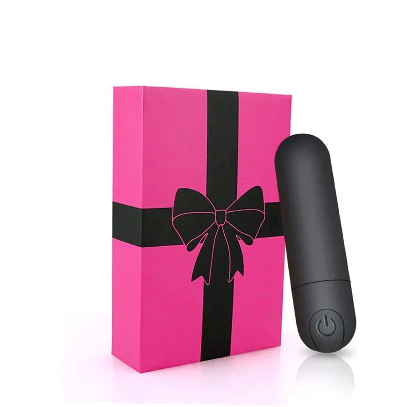 Usb Rechargeable Women Black Mini Bullet Sex Toys Vibrator for Clit Nipples and Other Sensitive Spots to Maximize Vibrations