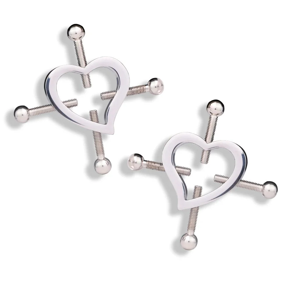 Nipple Clamp Metal Sex Toy Slave Adult Flirting Toys Training Stuff Bondage for Female Male Breast Clamp