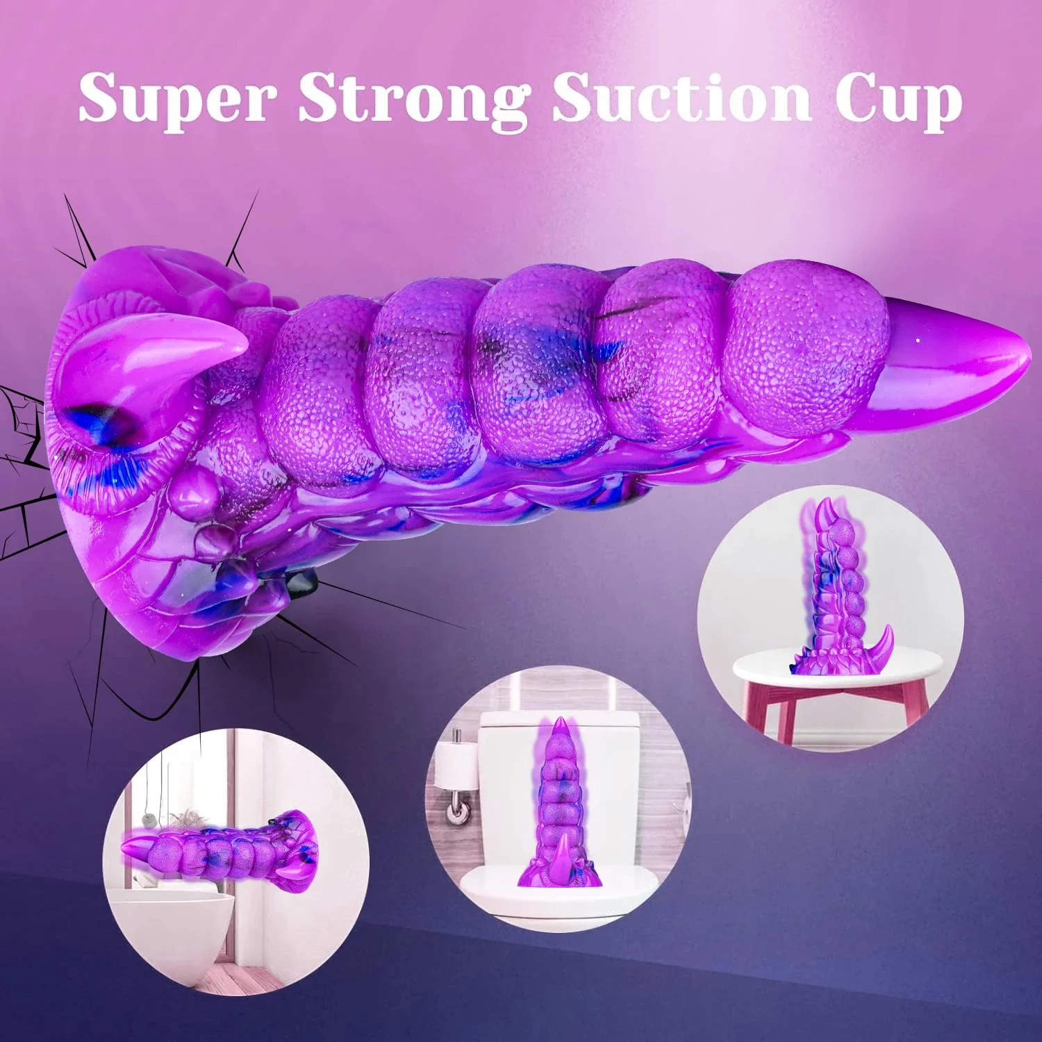 Remote Control Vibrating Silicone G-Spot Dildo 10 Vibrations 100% Waterproof USB Rechargeable Soft Beginner-Friendly Strong