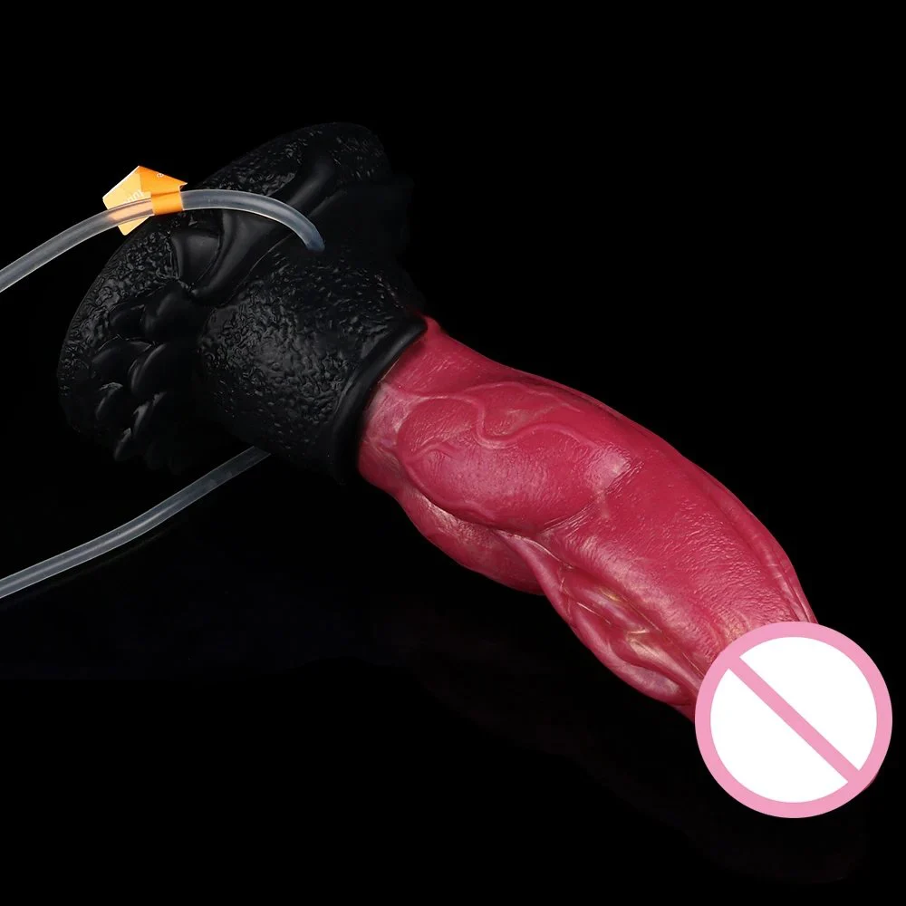 Fantasy Horse Dildo with Ejaculation Inflatable Flexible Function Fantasy Dildo for Adult Sex Game