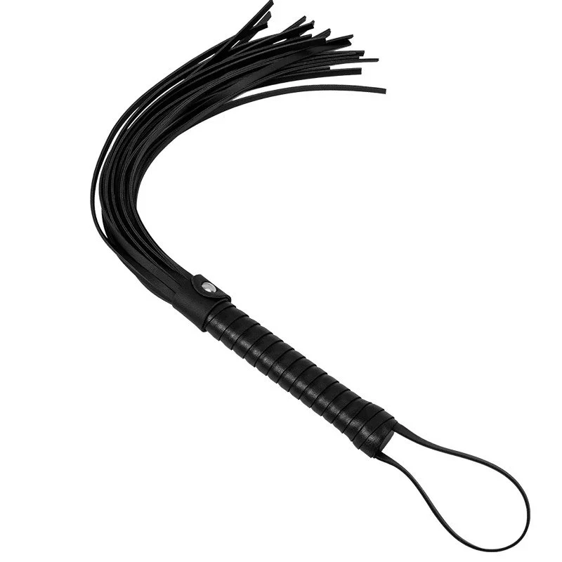 Leather Flogger Whip for Adult SM Play Sex Toy for Pleasure & Role Play