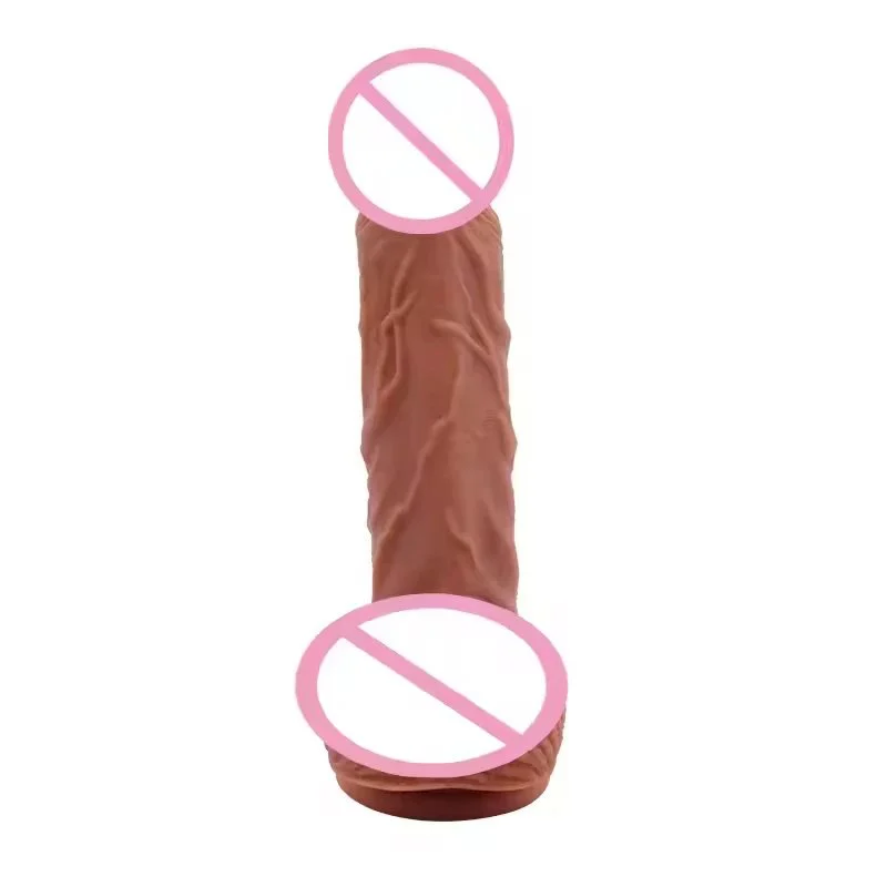 Large Eco-Friendly Female Dildo Soft Liquid Silicone Single Density Waterproof 6.3 Insertable Masturbation Device for Women